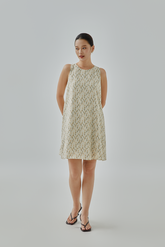 Adela Floral Printed Shift Dress